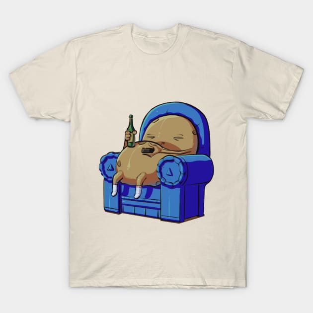 Couch Potato T-Shirt by VeryCerealsStore